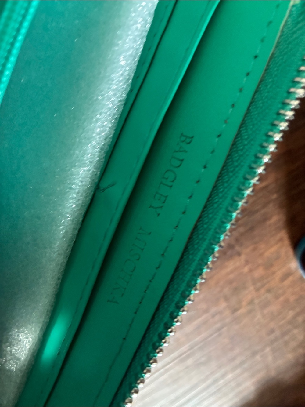 Badgley Mischka Braid Quilted Long Wallet - Picture 5 of 8